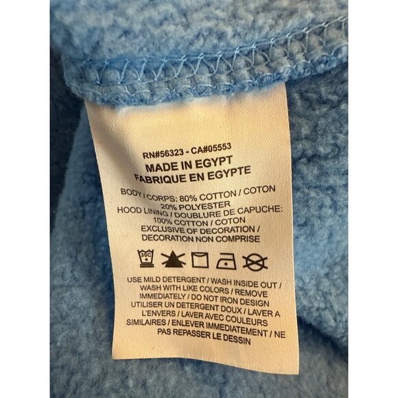 Nike Blue Graphic Hoodie XL 80% Cotton 20% Polyester With Kangaroo Pocket & Adju - Picture 5 of 11